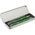 Zestaw piśmienny, długopis i ołówek mechaniczny jasnozielony V1956-10 (7) thumbnail