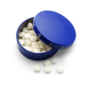 Miętówki bez cukru Granatowy