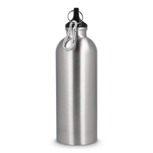 Butelka jednościenna ze stali nierdzewnej pochodzącej z recyklingu, 500 ml Srebrny LT98693-N0005 (2)