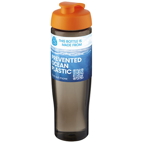 H2O Active® Eco Tempo 700 ml bidon z klapką Pomarańczowy 21044831 (1)