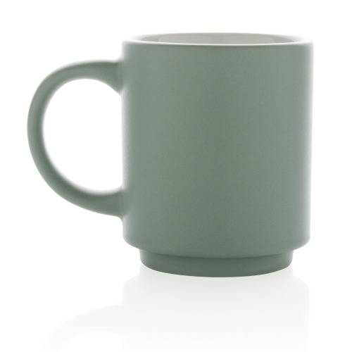 Kubek ceramiczny 180 ml Zielony P434.077 (7)