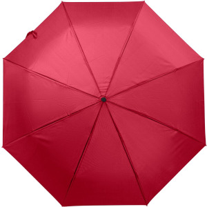 Parasol manualny RPET, składany Czerwony