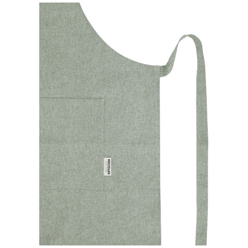 Pheebs Fartuch z bawełny z recyklingu o gramaturze 200 g/m² Zielony melanż 11313862 (4)