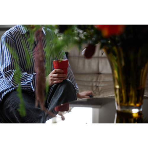 Kubek INKA, czerwony Czerwony 5018434- (5)