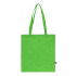 R-PET Torba transportowa z długimi uchwytami z włókniny 38 x 42 cm 75 g/m² Jasnozielony LT91328-N0032  thumbnail