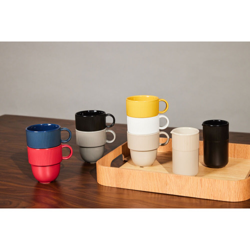 Kubek z uchem INKA, biały Biały 5018533- (6)