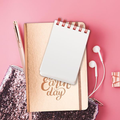 Notes A5 z błyszczącą okładką / Notelux Złoty IP25057491 (1)