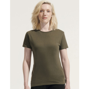 T-shirt Damski Slim Bawełniany