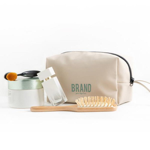 Kosmetyczka z PU / Well Beżowy IP19044581 (8)