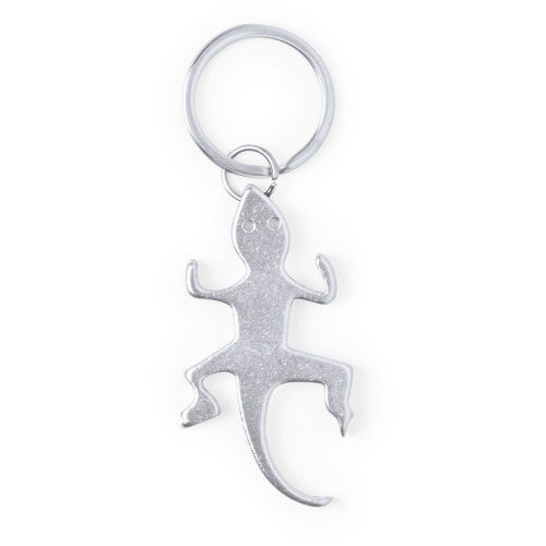 Brelok do kluczy, otwieracz do butelek "jaszczurka" Srebrny V0619-32 