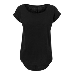 T-shirt Damski Slub Jersey Klasyczny