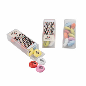 Czekoladowe lentilki z nadrukiem Brand Me! Smile Box