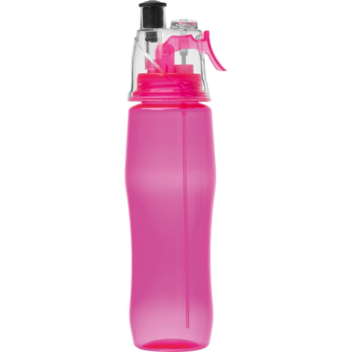 Butelka plastikowa ze spryskiwaczem 700 ml ELEANOR Różowy 6259211 (3)