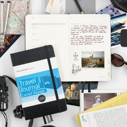 Travel Journal - specjlany notatnik Moleskine Passion Journal czarny VM322-03 (5)