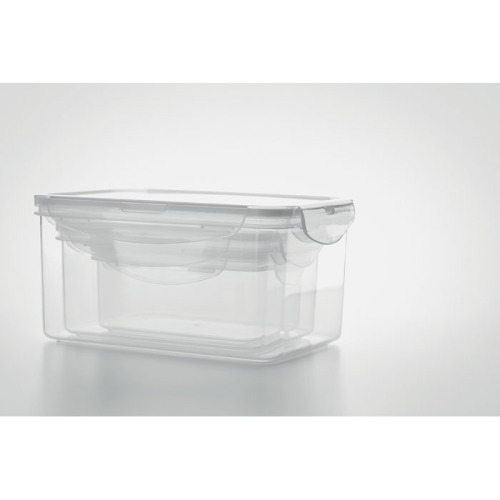Zestaw 3 pudełek Przezroczysty MO6274-22 (5)