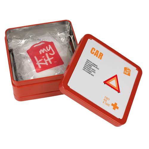 MyKit samochodowa apteczka pierwszej pomocy w puszce Czerwony 1Z263221 (3)
