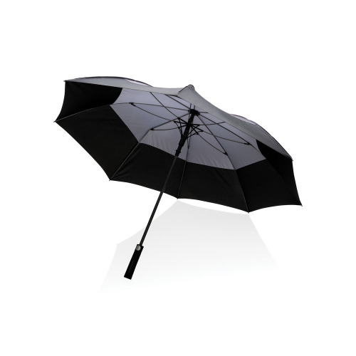 Parasol sztormowy 27", automatyczny AWARE™ RPET Szary P850.682 