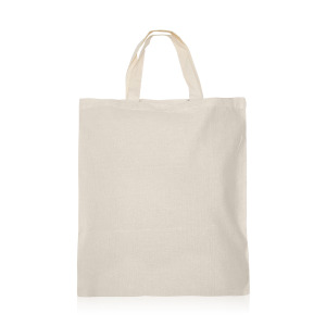 Torba z krótkimi rączkami, 100% bawełny 95 g/m2 / Shorthandle Natural
