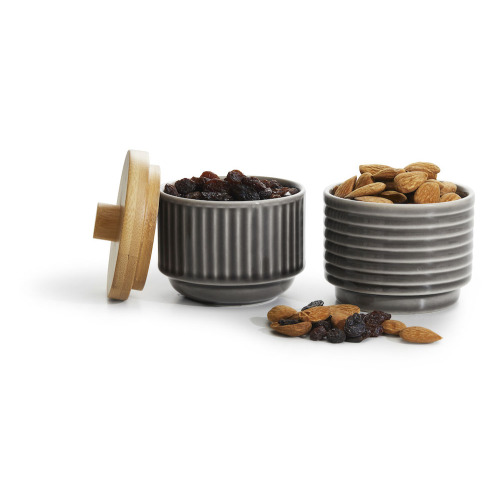 Mała miseczka COFFEE & MORE 2-szt, szary Default 5018071- (6)