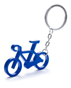 Brelok "rower" niebieski