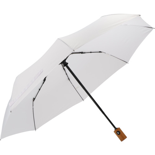 Parasol automatyczny Ø100 cm rPET IPSWICH Biały 322306 
