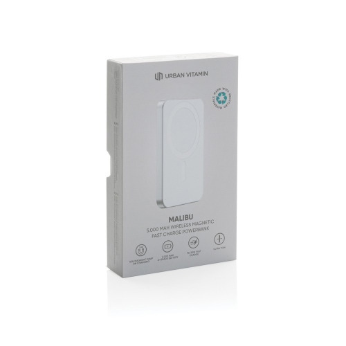 Power bank 5000 mAh Urban Vitamin Malibu, RABS Srebrny P322.832 