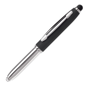 Długopis Stylus Shine+rysik Czarny