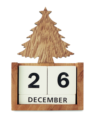 Kalendarz świąteczny drewna CX1467-40 (3)