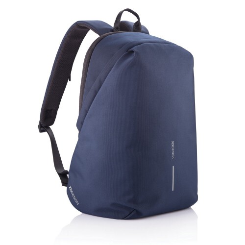 Bobby Soft, plecak na laptopa 15,6", chroniący przed kieszonkowcami, wykonany z RPET granatowy V0998-04 