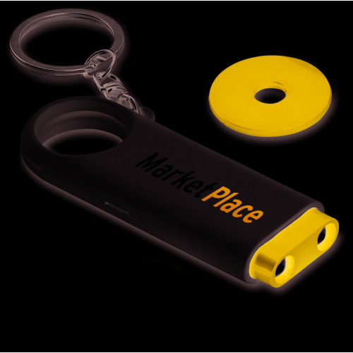 Brelok-latarka z żetonem Granatowy MO8466-04 (3)