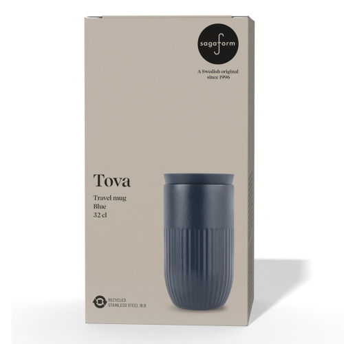 Kubek izolowany Sagaform Tova, 320 ml, szczelny, można myć w zmywarce Niebieski LT52130-N0011 (1)