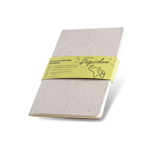 Notes A5 w organicznej okładce z odchodów słonia / Pupidoo Natural IP25058380 (1)