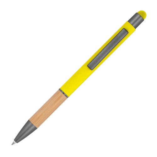 Długopis metalowy touch pen soft touch BRYGIDA żółty 1358108 (2)