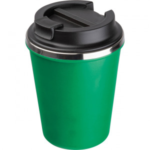 Kubek termiczny 350 ml z powłoką z recyklingu METODY Zielony