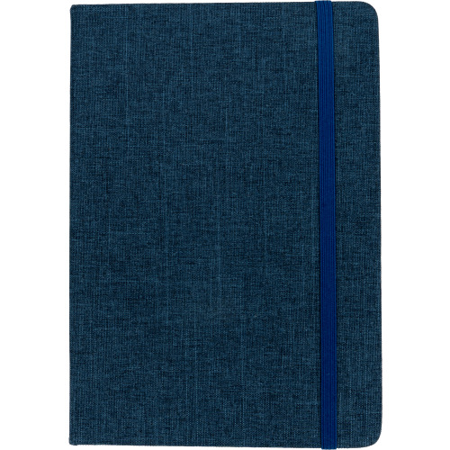 Notes A5 w linie z trzciny cukrowej i rPET ALGIERS Niebieski 422804 (5)