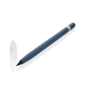 Aluminiowy ołówek z gumką niebieski