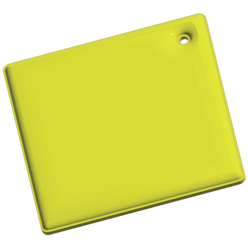 RFX™ reflective duża odblaskowa zawieszka z PVC, romb Neonowy żółty 1PR12613 (2)