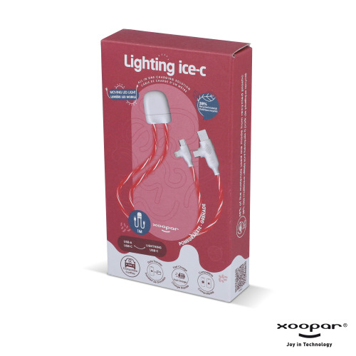 Kabel Xoopar Lighting ICE-C Czerwony LT41019-N0021 (1)