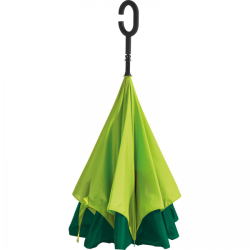 Parasol manualny odwrócony ø120 cm OLIVIA Jasnozielony 4047629 (2)