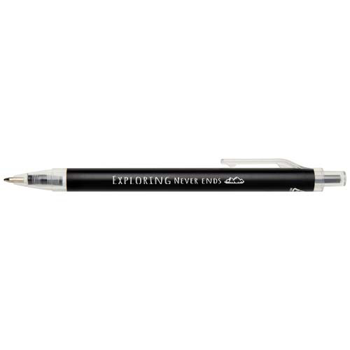 Zestaw Spectrum: długopis i notes A5 wykonany z materiałów z recyklingu Czarny 10740290 (1)