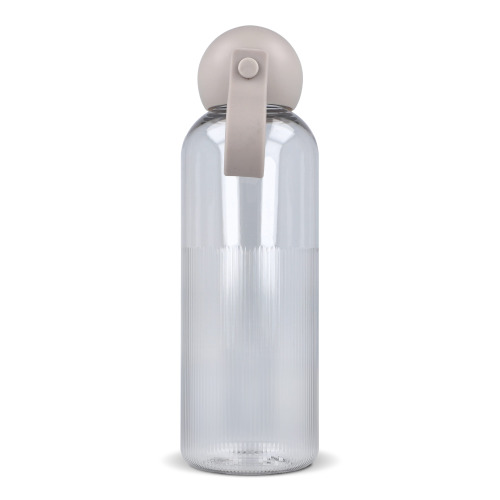 Sagaform Ture butelka na wodę 600 ml Transparentny / Taupe LT52056-N0458 (2)