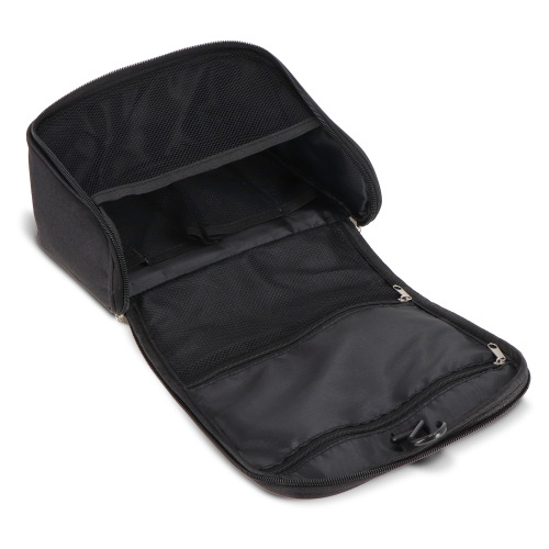 Torba podróżna na kosmetyki rPET 300D Kora Czarny LT95396-N0002 (2)