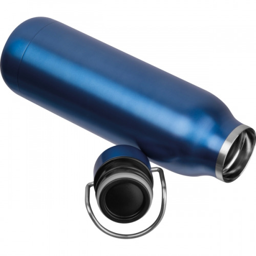 Stalowa butelka na wodę BORGHOLM 600 ml Niebieski 533104 (1)