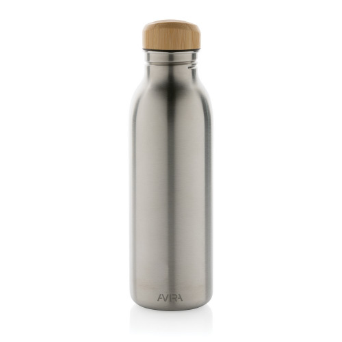 Butelka sportowa 600 ml Avira Alcor, stal nierdzewna z recyklingu Srebrny P438.062 