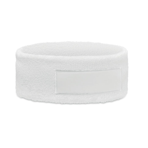 Opaska na głowę z bawełny Bialy MO2609-06 