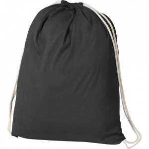 Worek bawełniany 140 g/m2 BUDAPEST Czarny