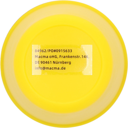 Kubek termiczny 350 ml z powłoką z recyklingu METODY żółty 8496208 (7)