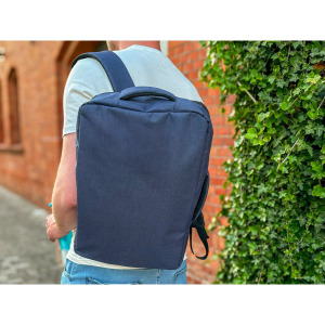 Plecak, torba na laptopa 15,6" RPET | Tahir Granatowy