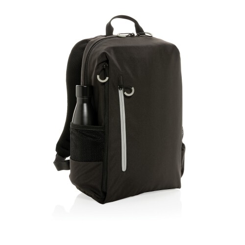 Plecak na laptopa 15,6" Swiss Peak Lima Impact AWARE™, ochrona RFID czarny, biały P763.151 (3)