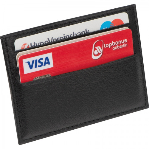 Etui na karty z ochroną RFID ISMAEL Czarny 9118603 (3)